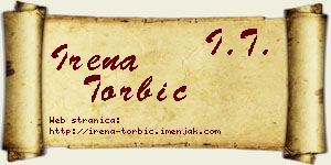 Irena Torbić vizit kartica